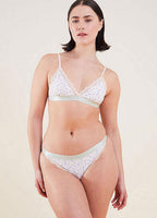  Accessorize Ditsy Lace Trim Bralette