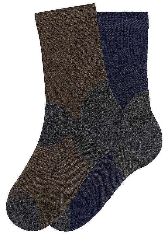  Bench Pack Of 2 Wool Hiking Socks