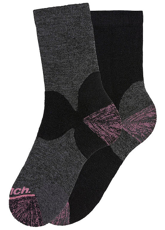 Bench Pack Of 2 Wool Hiking Socks