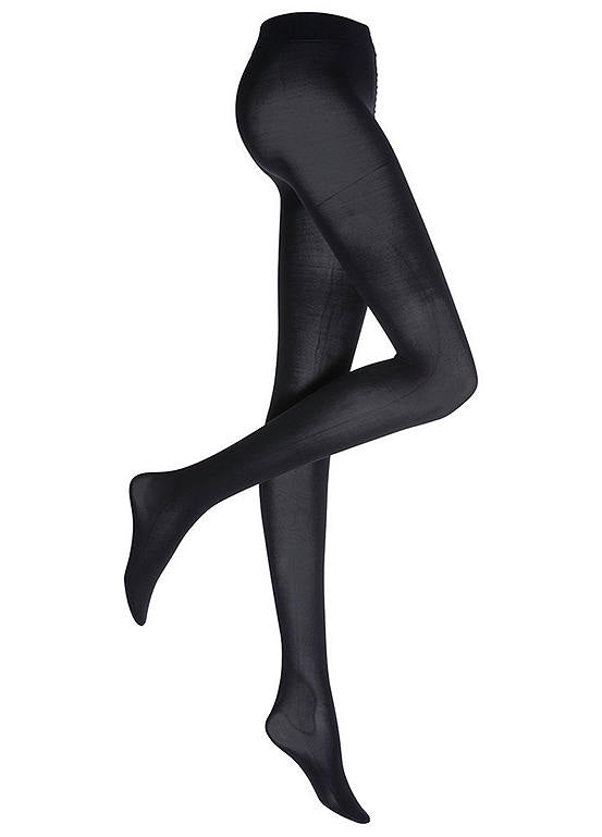  Bonprix Black Soft Waist Tights