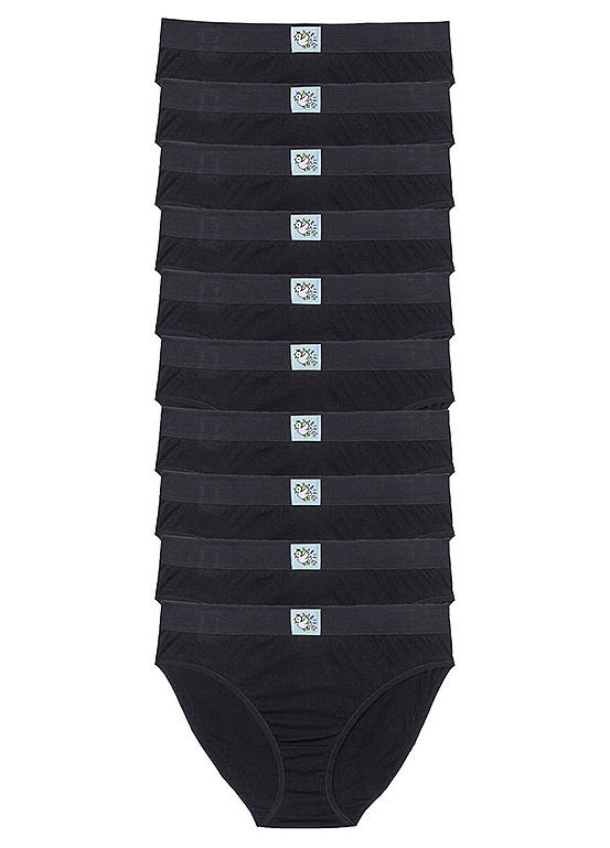  Bonprix Pack Of 10 Cotton Briefs