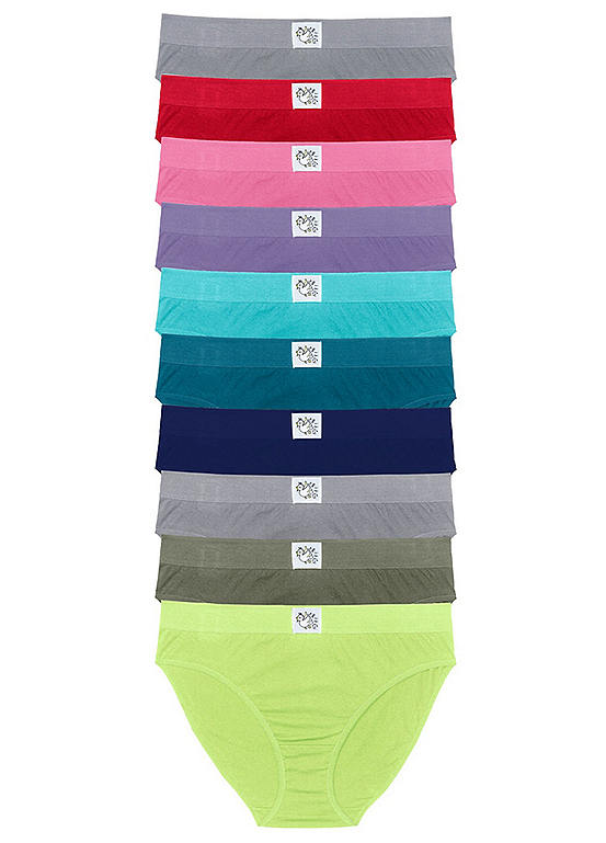  Bonprix Pack Of 10 Cotton Briefs