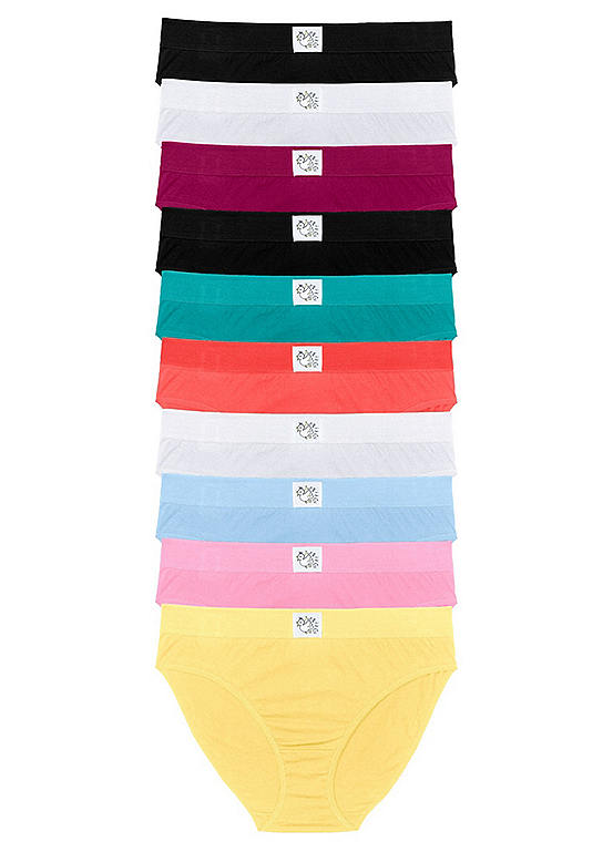  Bonprix Pack Of 10 Cotton Briefs