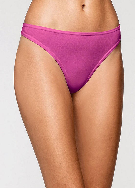  Bonprix Pack Of 10 Cotton Thongs