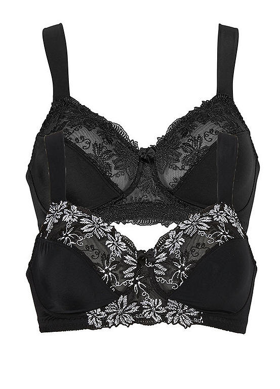  Bonprix Pack Of 2 Non-Wired Bras
