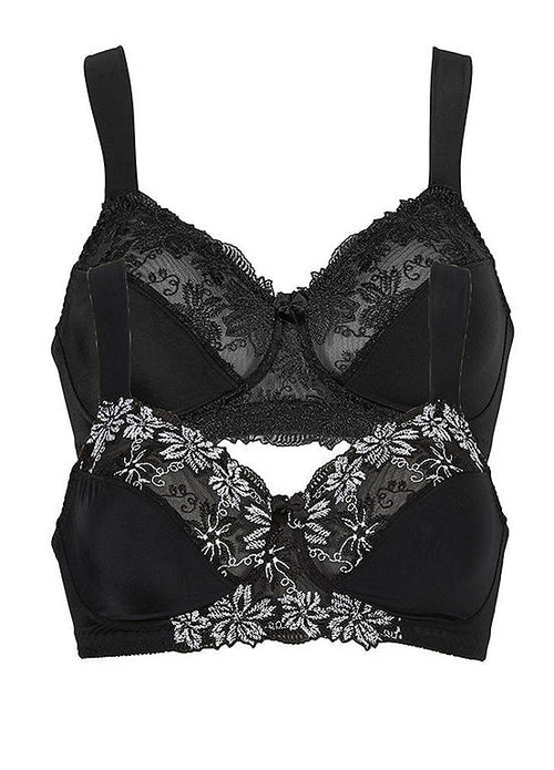  Bonprix Pack Of 2 Non-Wired Bras