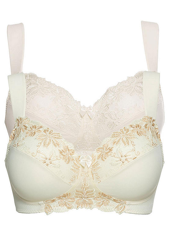  Bonprix Pack Of 2 Non-Wired Bras