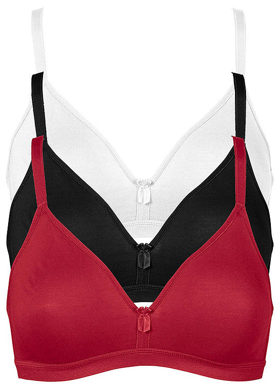  Bonprix Pack Of 3 Non-Wired Bras