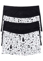  Bonprix Pack Of 4 Girlie Shorts