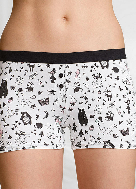  Bonprix Pack Of 4 Girlie Shorts