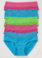  Bonprix Pack Of 5 Lace Trim Briefs