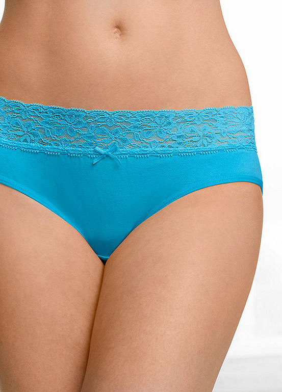  Bonprix Pack Of 5 Lace Trim Briefs