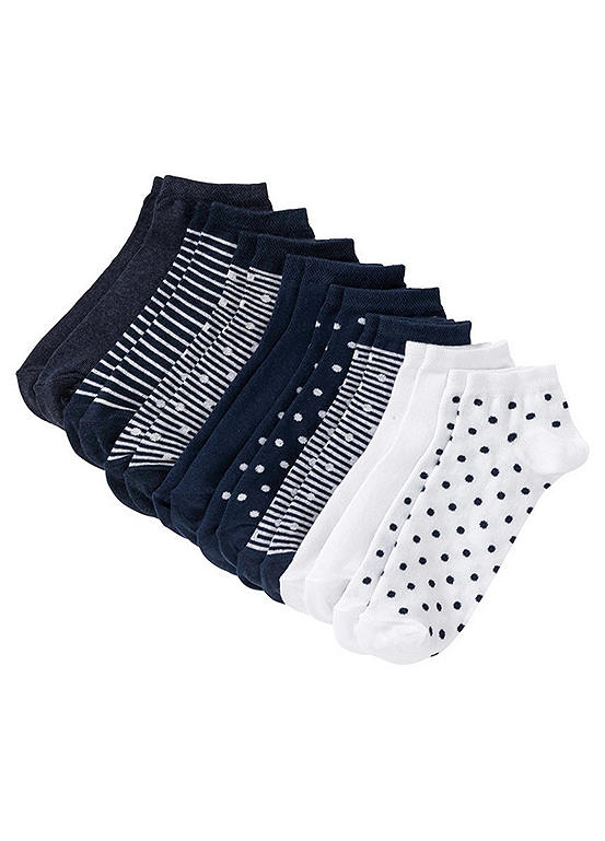  Bonprix Pack Of 8 Pairs Of Trainer Socks