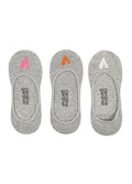  Caroline Gardner Pack Of 3 Ladies Socks With Grey Hearts