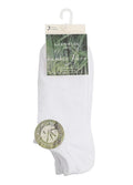  Glenmuir Ladies Pack Of 3 White Trainer Socks