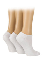  Glenmuir Ladies White Pack Of 3 Sport Socks