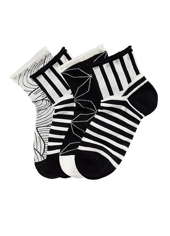  H.I.S Pack Of 4 Short Socks