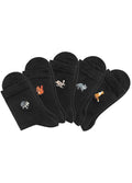  H.I.S Pack Of 5 Embroidered Socks