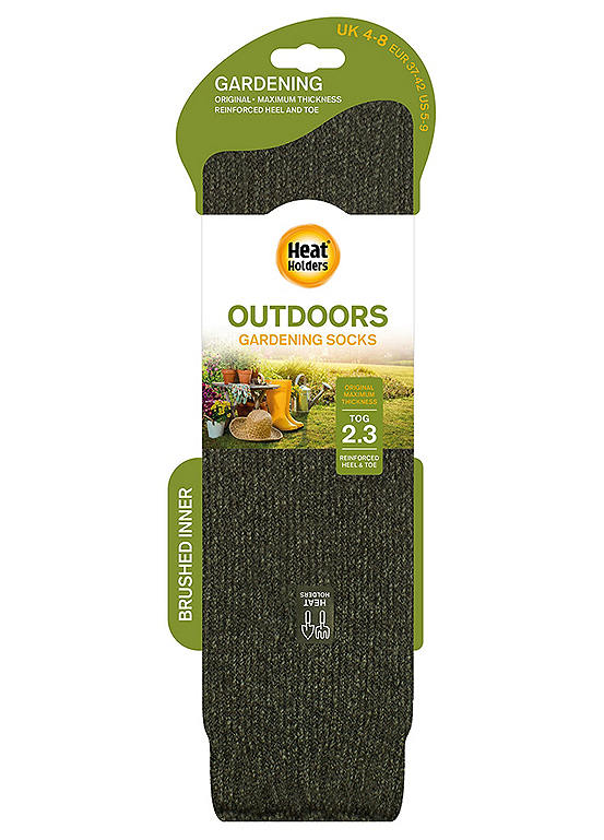  Heat Holders Ladies Long Leg Outdoors Gardening Socks