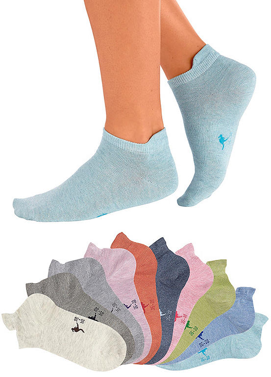  KangaROOS Pack Of 10 Trainer Socks