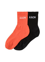  LSCN BY LASCANA Pack Of 2 Tennis Socks With Half Foot Terrycloth