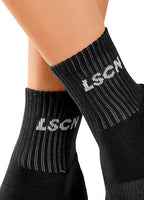  LSCN BY LASCANA Pack Of 2 Tennis Socks With Half Foot Terrycloth