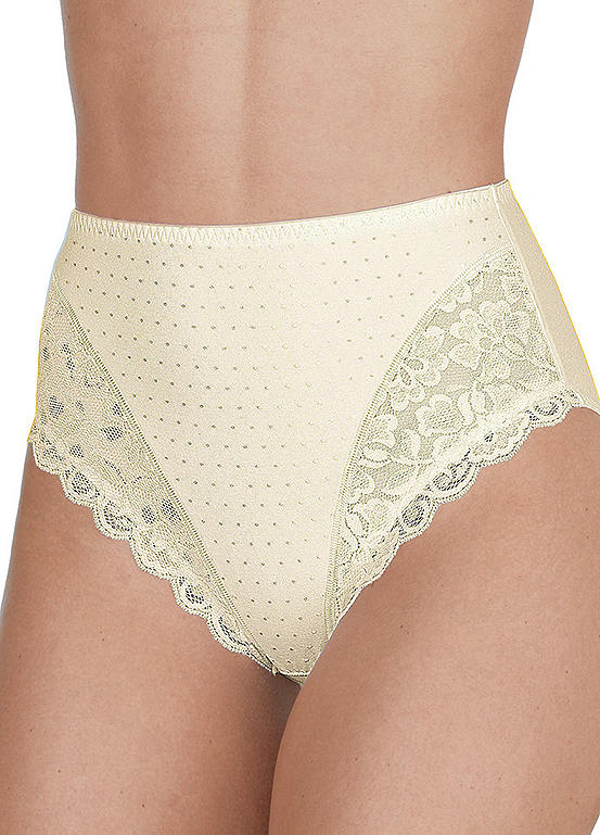  Lace Control Briefs