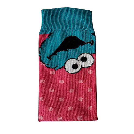  Ladies Pack Of 5 Cookie Monster Comfort Socks