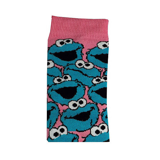  Ladies Pack Of 5 Cookie Monster Comfort Socks