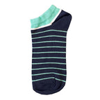  Ladies Pack Of 5 Striped Trainer Socks