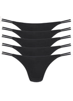  Ladies Pack Of 5 Thongs