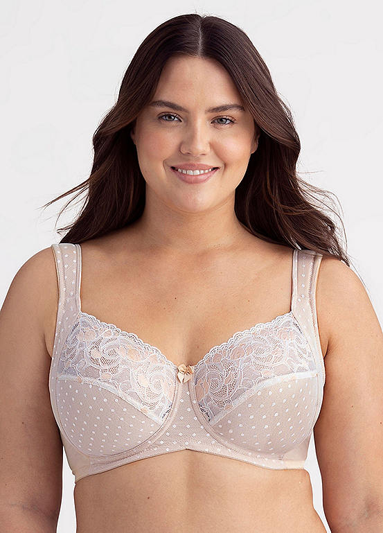  Miss Mary Of Sweden Dotty Delicious Lace Underwired Bra