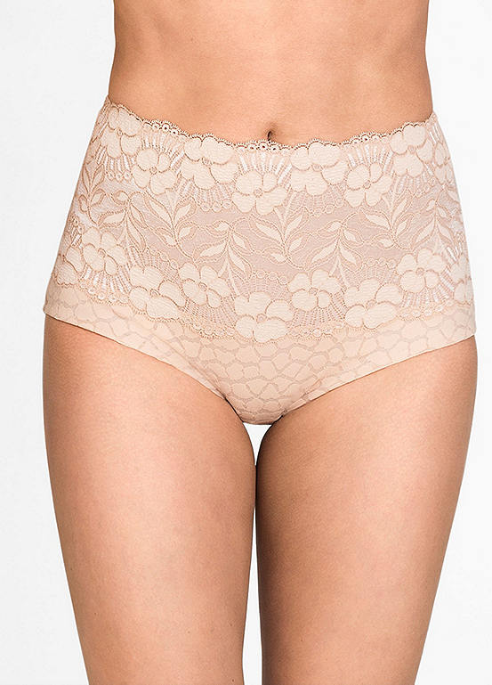  Miss Mary Of Sweden Jacquard & Lace Panty Girdle
