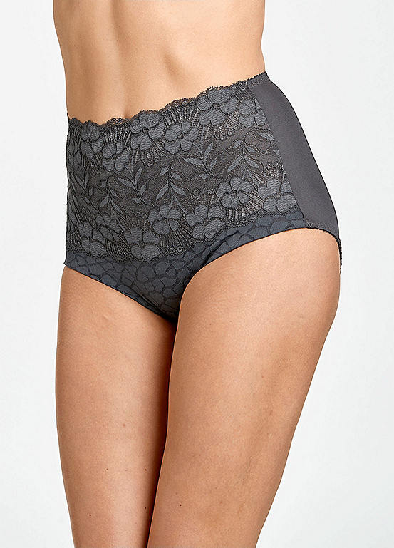  Miss Mary Of Sweden Jacquard & Lace Panty Girdle