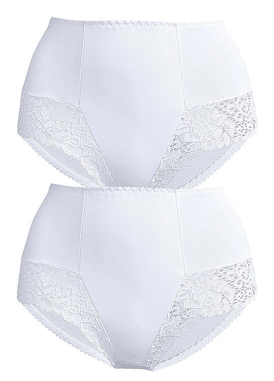  Pack Of 2 Control Briefs
