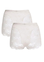  Pack Of 2 Soft Lace Shorties