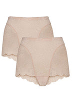  Pack Of 2 Soft Lace Shorties
