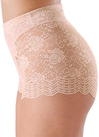  Pack Of 2 Soft Lace Shorties