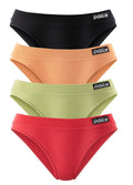  Pack Of 4 High Leg Briefs