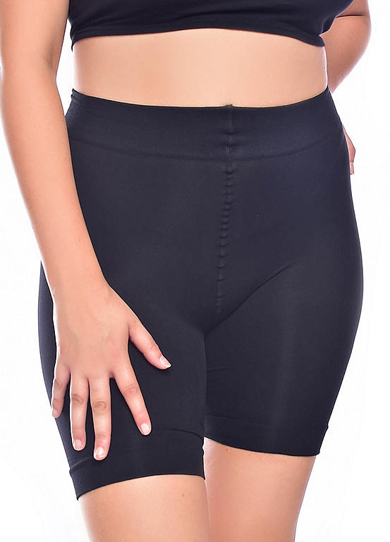  Pamela Mann 90 Denier Curvy Super Stretch Anti Chafing Shorts