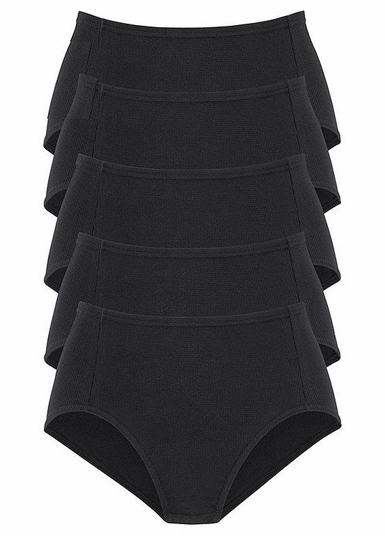  Petite Fleur 5 Pack Of Full Briefs