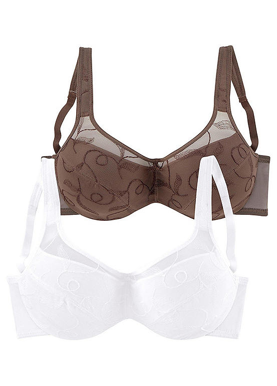  Petite Fleur Pack Of 2 Minimizer Bras