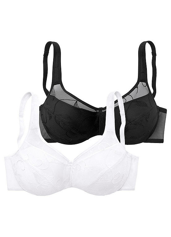  Petite Fleur Pack Of 2 Minimizer Bras