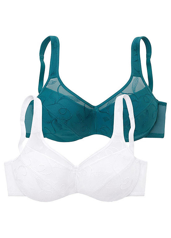  Petite Fleur Pack Of 2 Minimizer Bras