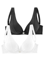  Petite Fleur Pack Of 2 Plunge Bras