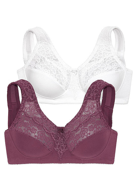  Petite Fleur Pack Of 2 Relief Bras