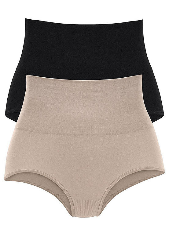  Petite Fleur Pack Of 2 Shapewear Waist Briefs