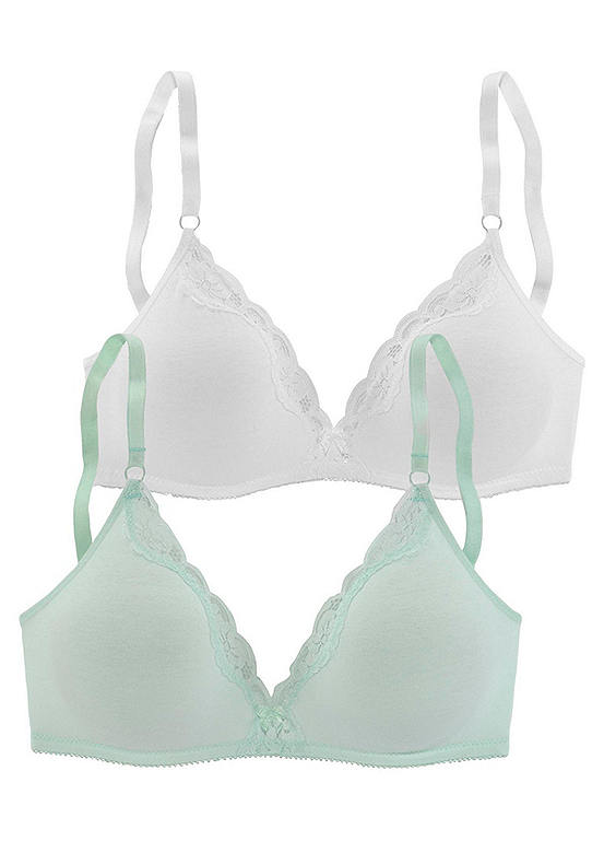  Petite Fleur Pack Of 2 Soft Bras