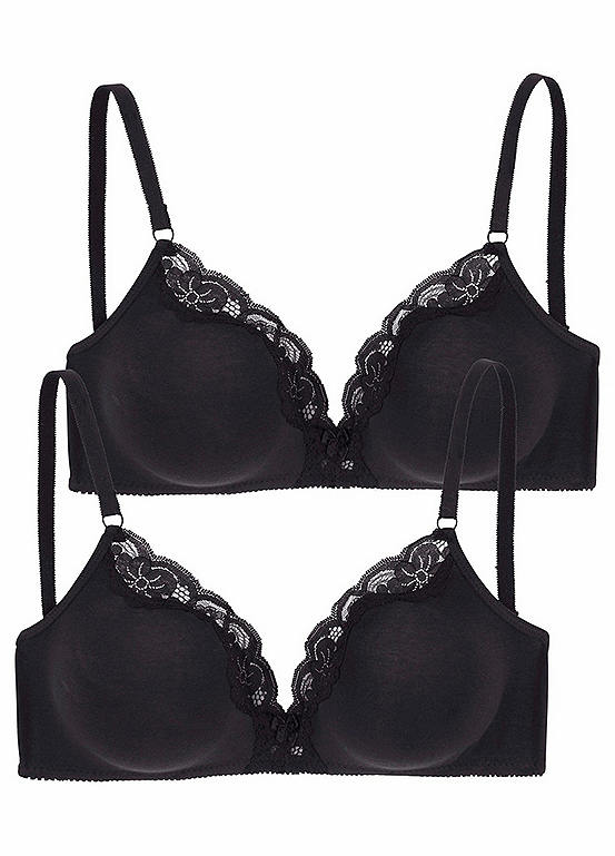  Petite Fleur Pack Of 2 Soft Bras