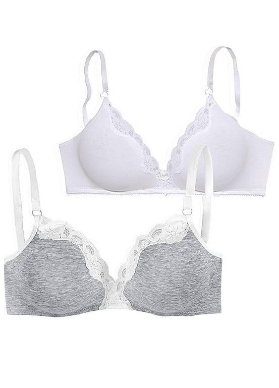  Petite Fleur Pack Of 2 Soft Bras